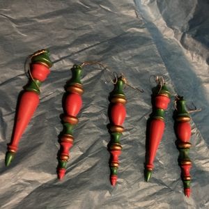 Vintage Holiday Tree Ornament Set